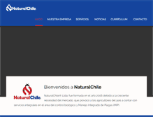 Tablet Screenshot of naturalchile.cl